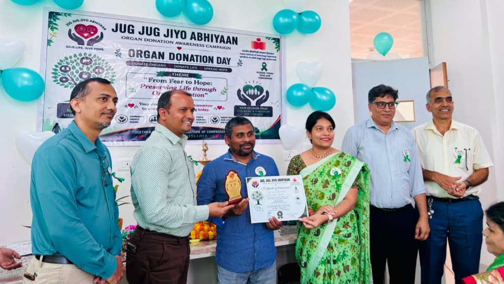 Certificate presented to a slogan and logo competition winner