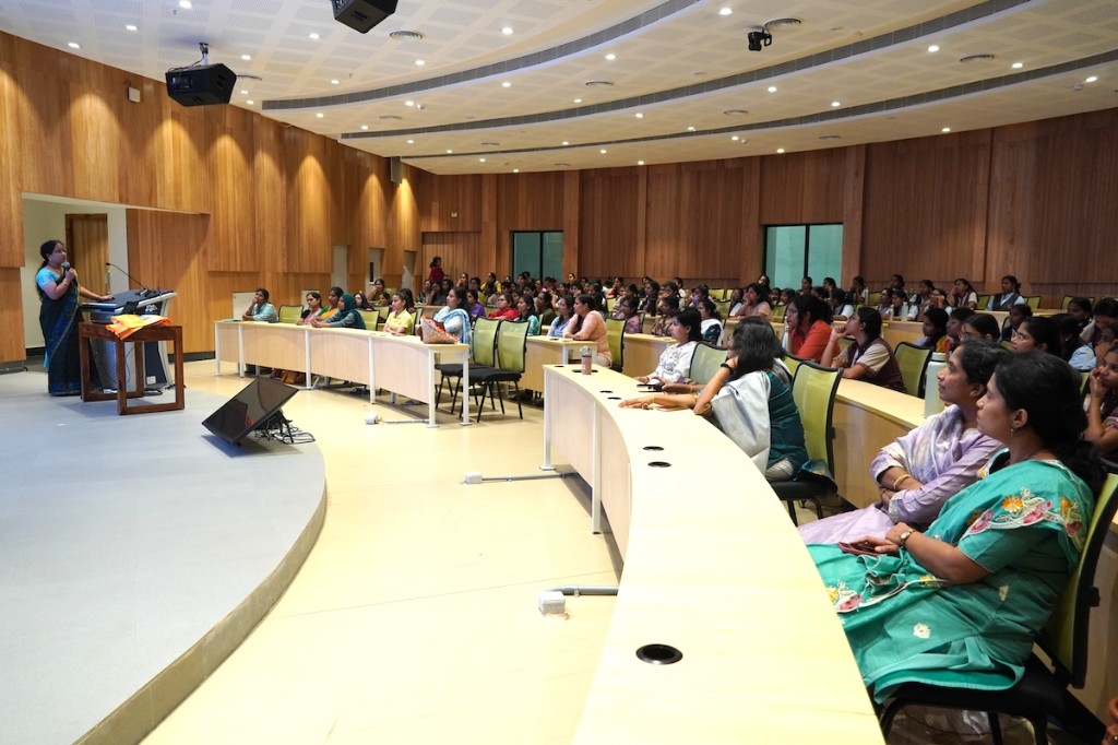 The wellness session in progress