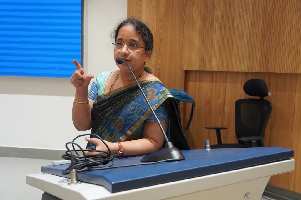 Dr. K. Gayathri Reddy speaking on PCOS