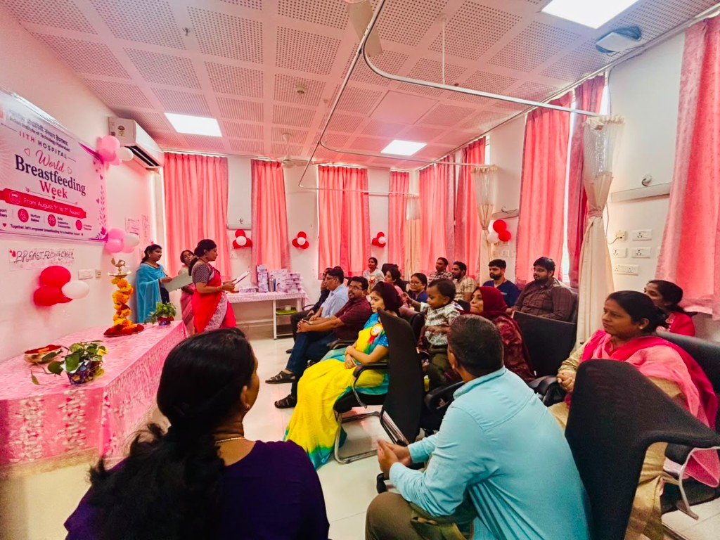 Awareness session during the closing ceremony