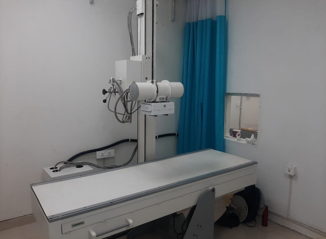 X-Ray room on ground floor