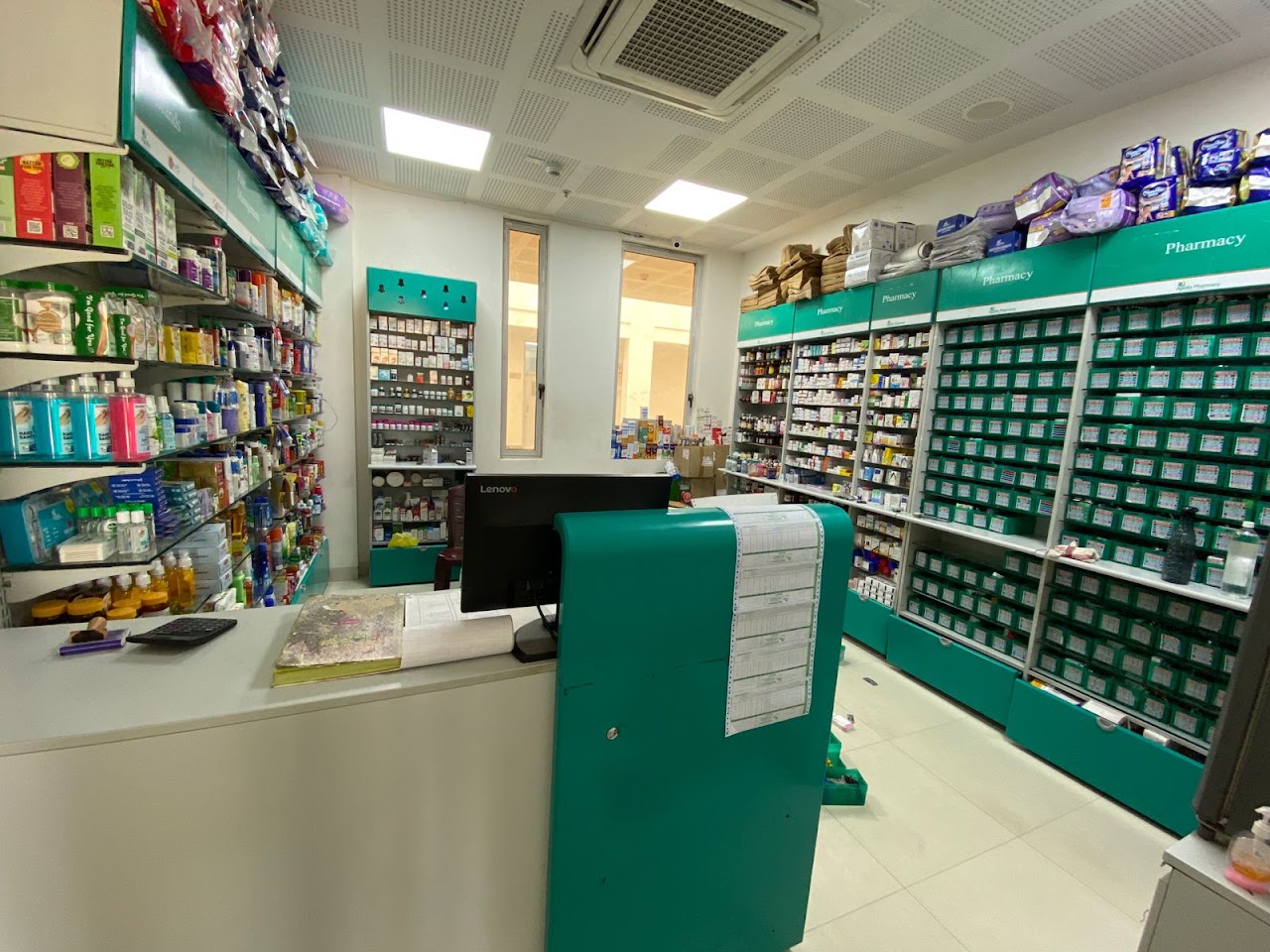 Apollo pharmacy on ground floor