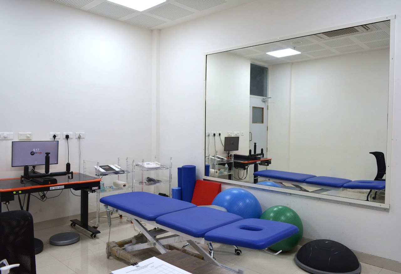 Physiotherapy treatment room on ground floor