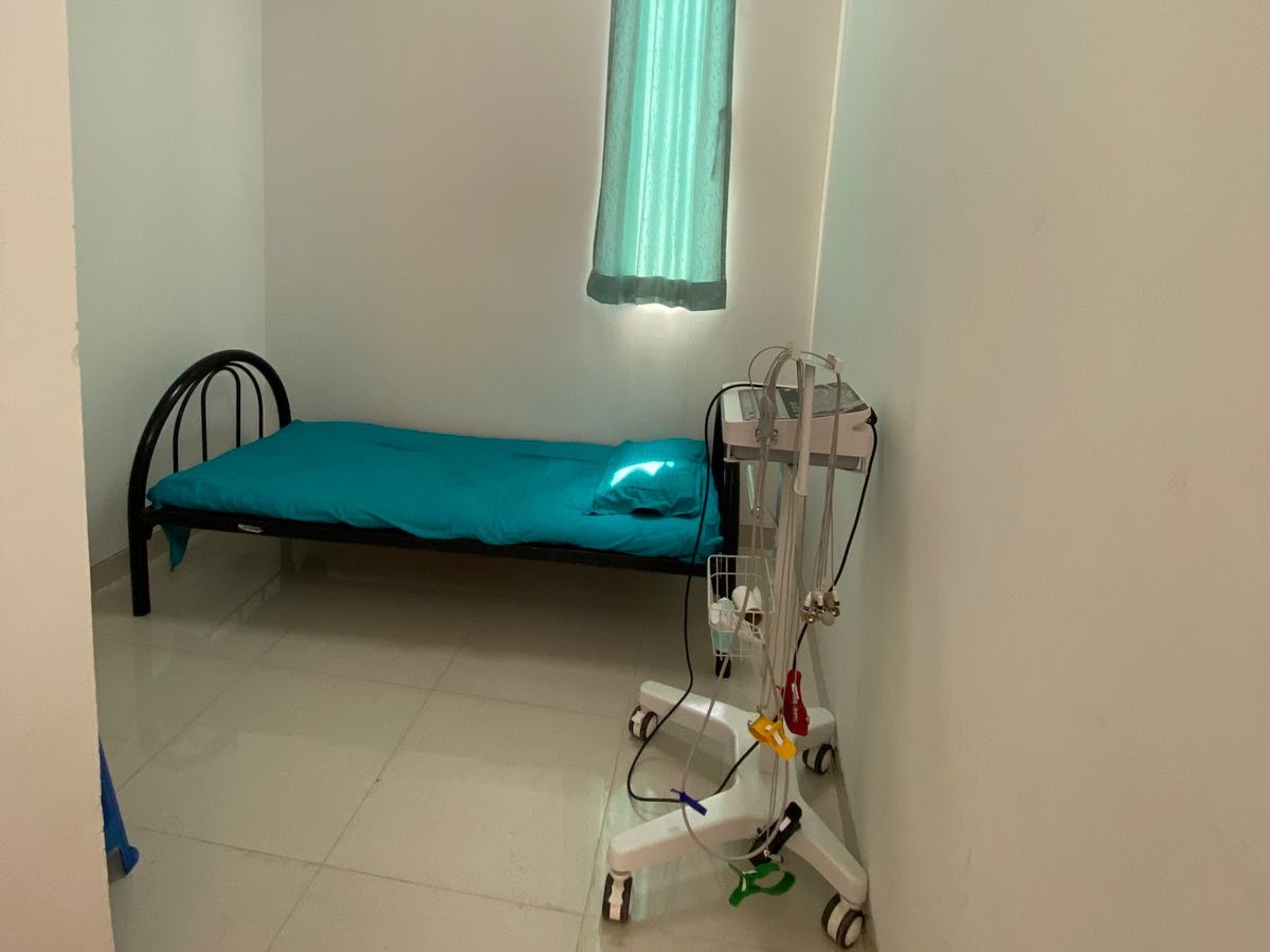 ECG room on first floor
